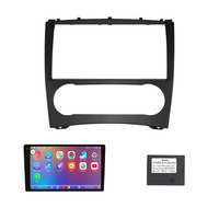 Meihua Écran de navigation automobile Android 14 de 9 pouces 7865 pour Benz Classe C W203/Classe GLK C209 2005-2009 Ensemble complet écran + cadre