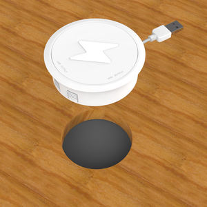 Cargador Inalámbrico Rápido 3 en 1 Integrado con 2 Puertos USB para iPhone 11 Pro, XS Max, <span class=keywords><strong>Samsung</strong></span> S10, S20, S9, S8, Note 10, 9 - Product Image 6