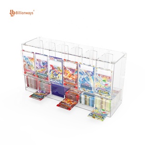Carte de rappel Pokemoned personnalisée transparente à 6 fentes, étui de protection, distributeur de paquet de rappel en acrylique pour <span class=keywords><strong>aimant</strong></span> puissant N52 - Product Image 1