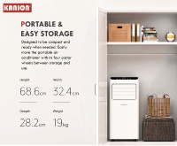 Climatiseur électrique portable 12000 BTU, refroidissement uniquement, pour la maison et la voiture, utilisation extérieure, silencieux, avec réfrigérant R290, commande WiFi