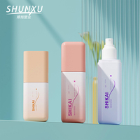 Flacon pulvérisateur vide carré personnalisé pour lavage des mains, flacon pompe en plastique pour soins personnels, lotion corporelle, emballage cosmétique