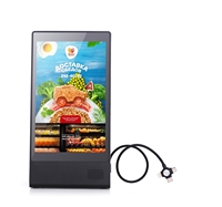 Écran tactile numérique de 8 pouces sous Android 11 pour affichage dynamique en intérieur, idéal pour les restaurants, les paiements et les kiosques alimentaires en centre commercial