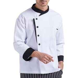 Logo personalizzato giapponese manica 3/4 cappotto <span class=keywords><strong>da</strong></span> Chef uomo e donna estate Sushi ristorante Kimono cameriere <span class=keywords><strong>da</strong></span> <span class=keywords><strong>lavoro</strong></span> uniforme - Product Image 4