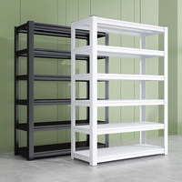 Étagère de rangement métallique sans boulons, unité d'étagérage réglable, étagère de rangement pour atelier