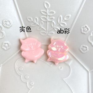Perles en acrylique couleur unie AB scintillantes, petites perles poussin, pour DIY, chaîne de téléphone, porte-clés, pendentif, accessoires, perles en vrac - Product Image 5