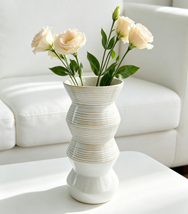 Jarrón de Cerámica Tipo Anfora con Asas Dobles, Acabado Mate Moteado en Terracota, Decoración Boho para el Hogar, Venta al <span class=keywords><strong>Por</strong></span> <span class=keywords><strong>Mayor</strong></span> - Product Image 2