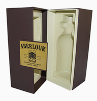 Boîtes d'emballage pour vin en papier rigide avec couvercle magnétique portable haut de gamme, design exquis et luxueux, imperméables, avec gaufrage