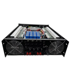 Amplificatore di Potenza Digitale Lineare Stereo in Metallo Classe H da 1100W a <span class=keywords><strong>4</strong></span> Canali, Ecologico, per Performance sul Palco - Product Image 3