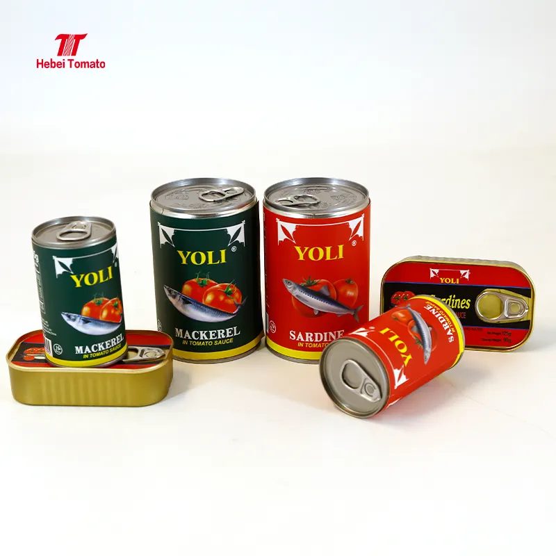best taste wholesale Sardine Canned Fish 125g Sardine with Tomato Sauce or vegetable oils