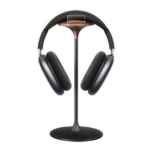 Soporte para auriculares de madera de nogal, soporte para juegos de nogal natural para <span class=keywords><strong>AirPods</strong></span> Max, <span class=keywords><strong>Beats</strong></span>, Bose, Sennheiser, Sony, Audio-Technica y más - Product Image 1