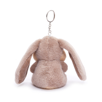 Porte-clés Lapin en Peluche Kawaii, Poupées de Dessin Animé, Adorables Animaux en Peluche, Jouets en Peluche, Breloques de Sac en Forme de Lapin, Cadeaux