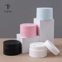 Vente en gros de pots cosmétiques en plastique blanc vides de 50/80/100/120/150/200/250 ml pour la crème, contenants d'emballage cosmétique