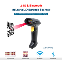 XB-6208RB Syble gran valor escáner QR 2,4G 2D inalámbrico de mano pasaporte escáner de código de barras