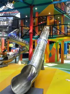 Structure de jeu d'aventure intérieure personnalisée <span class=keywords><strong>pour</strong></span> enfants, <span class=keywords><strong>toboggan</strong></span> en acier inoxydable, écoles, jardins, amusement - Product Image 3