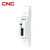 50/60Hz 110V RS485 MODBUS 1P LCD Medidor de energía de riel DIN con RS485