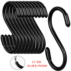 ตะขอเหล็ก Zzq รับน้ำหนักได้ 10-15 กก. เหล็กเคลือบพีวีซี สำหรับใช้แขวนในตู้เสื้อผ้า หอพัก ระเบียง - Product Image 5