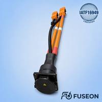 Kabel Konektor ADS SB dengan Terminal Cincin OT 50A 120A Harness Kabel Baterai Arus Tinggi untuk Penyimpanan Energi RV