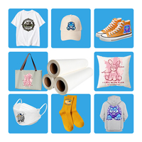 Muestra gratis Jinlong A4 100 hojas DTF PET película de un solo lado serie estándar papel de transferencia de calor para sudaderas con capucha impresión DTF