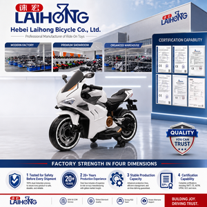 Moto électrique pour enfants 12V à vitesse réglable, 2 places, avec télécommande, vente en gros - Product Image 2