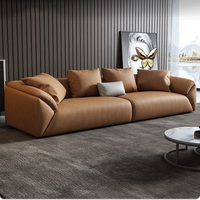 Canapés modulables et confortables en cuir pour salon, meubles uniques, canapés personnalisés