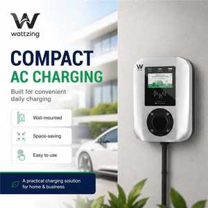 Cargador Rápido de Pared Tipo 2 para Reino Unido y UE, 7kW-22kW, Nuevo OCPP 1.6J, IP65, 2-3 Años de Garantía, WIFI 6 - Product Image 1