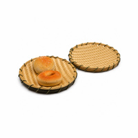 Corbeille à fruits en PP tissé motif bambou, qualité alimentaire, résistante aux insectes, imperméable et durable pour la maison, la table à manger et la cuisine