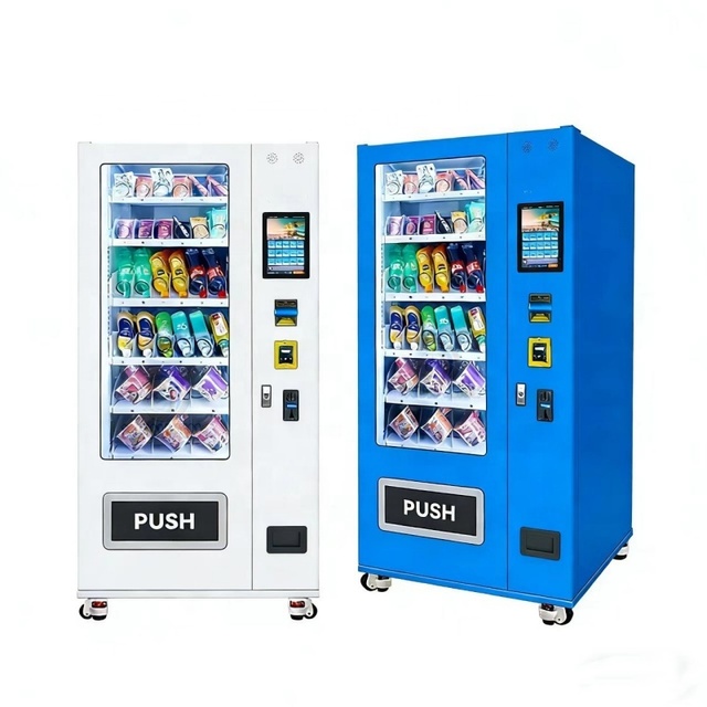 24 Hours Multiple Vending Machine for Foods and Drinks with Card Reader Coin Cash Payment