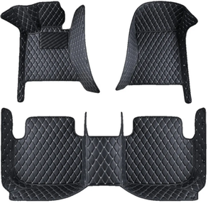 Alfombrillas de cuero 5D de lujo mercedes-benz para coche, impermeables, a prueba de polvo, TPE, juego de alfombrillas antideslizantes para pies para A4L A6L Q3 Q5 Q5L Q7 A1 <span class=keywords><strong>A3</strong></span> - Product Image 1