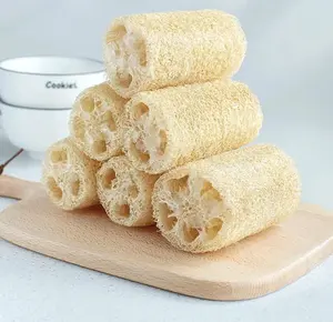 Spons mandi tubuh spons loofah alami sikat penggosok dapur mandi spons pengelupas piring wajah loofa lufa luffa pad