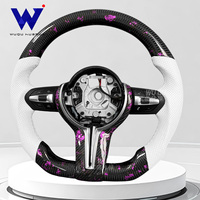 Convient pour BMW F1M3 M4 M5 M6 F10 F15 F20 F22 F25 F30 F31 F32 F36 F80 F81 E70 E90 X1 X3 X4 X5, fibre de carbone forgée florale violette