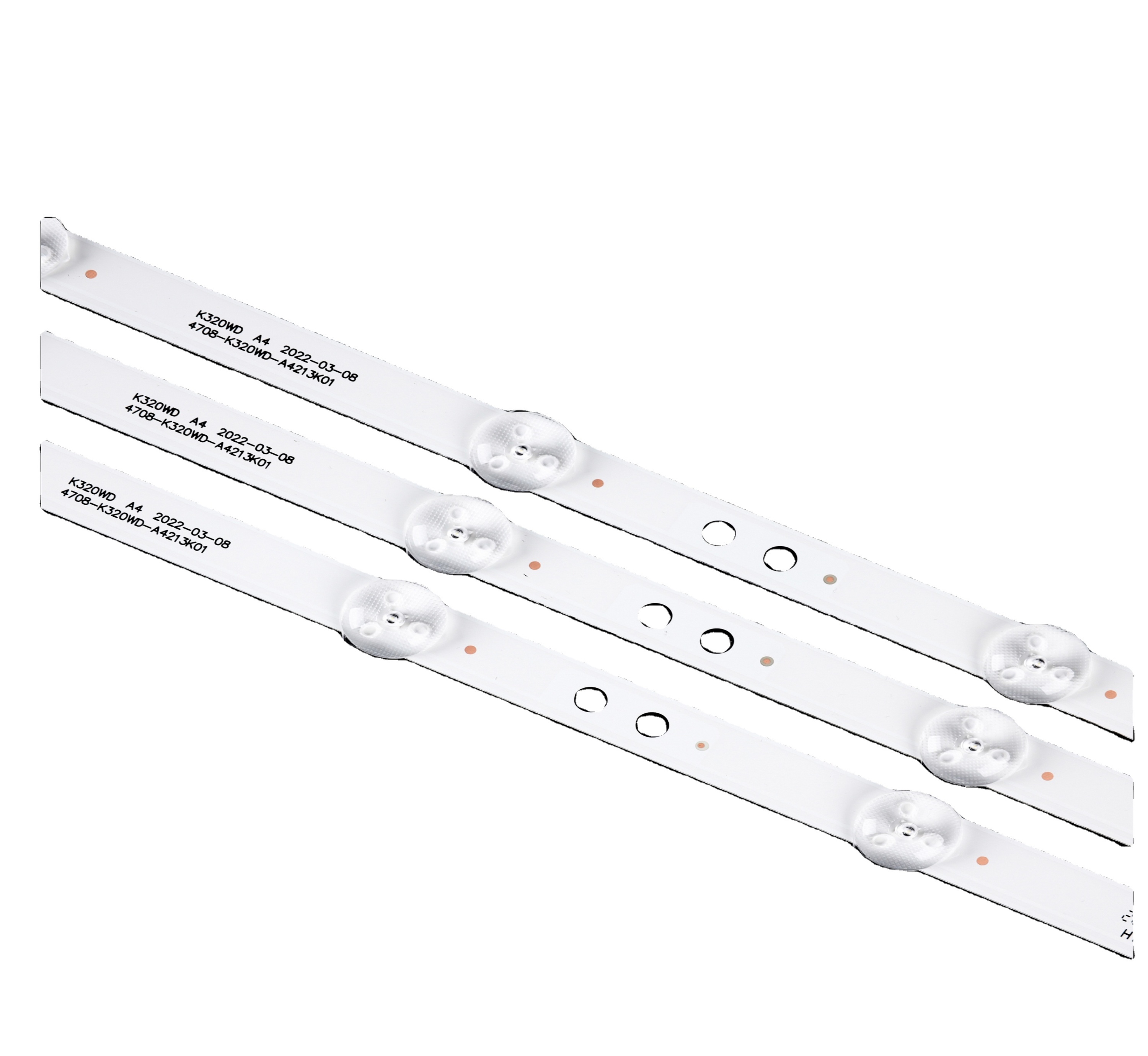 Universal High Quality JHT LED Backlight Strips Use for 32-inch TV P HliPS 32PHF5055/T3 3v 8leds 3pcs Per Set Backlight