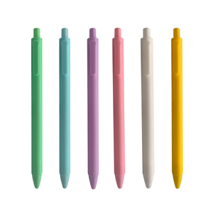 Stylo gel signature en plastique de papeterie de personnalisation en gros d'usine - Product Image 5