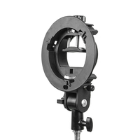 Support de support Speedlite de type S avec logo personnalisé pour support Bowens d'appareil photo pour flash à main Accessoires de studio photo