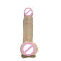 Dildo géant réaliste en TPE avec ventouse, dildo énorme et long pour hommes et femmes, jouet sexuel pour adultes