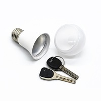 Boîte de rangement secrète en forme d'ampoule, vente en gros, boîte de dissimulation réaliste, boîte de rangement secrète pour clés, argent, objets cachés