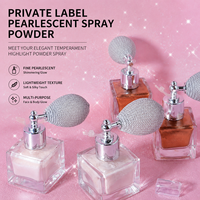 Highlighter visage et corps personnalisé avec logo de marque privée, poudre illuminante de haute qualité, luxueuse et scintillante