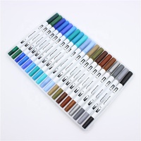 Touchfive — stylos marqueurs à double brosse pour colorier, 60 couleurs, marqueurs à pointe Fine et ensemble de stylos marqueurs avec brosse surligneur