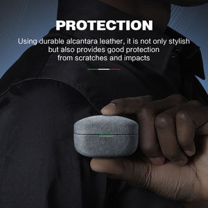 Pour Alcantara <span class=keywords><strong>Sony</strong></span> étui <span class=keywords><strong>WF</strong></span>-<span class=keywords><strong>1000XM4</strong></span> en cuir <span class=keywords><strong>Sony</strong></span> étui <span class=keywords><strong>WF</strong></span>-1000XM5 étui Vintage étui pour écouteurs - Product Image 4