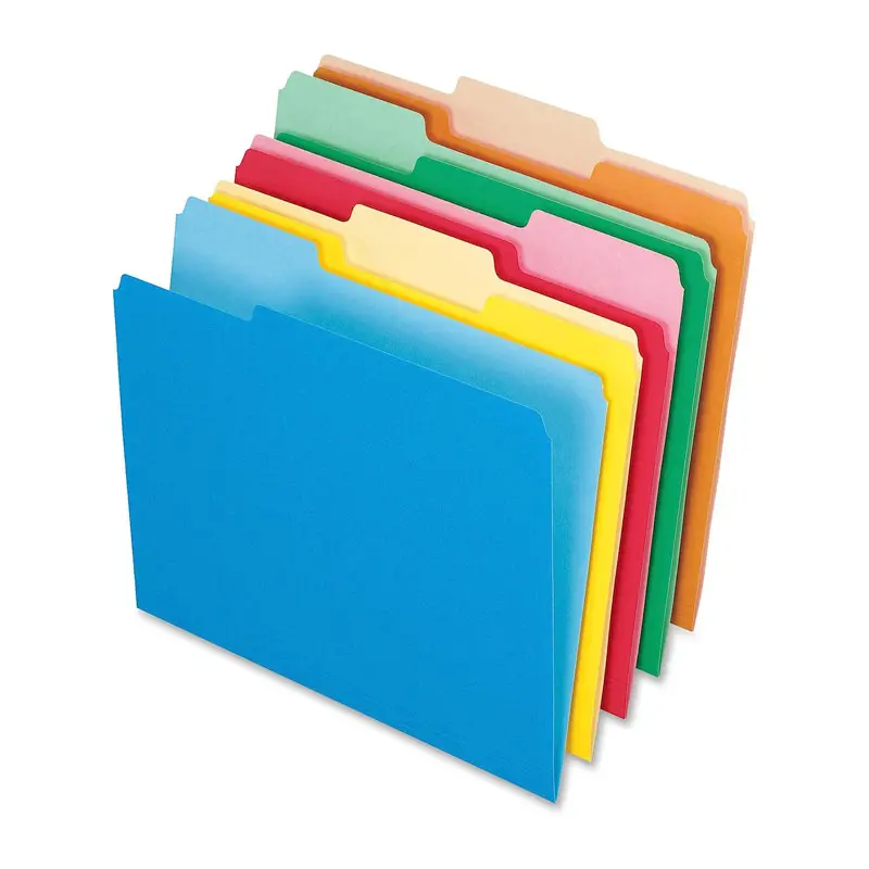 Hot sale Assorted-Color Design File Folders plastic waterproof Document File bag Accept Custom