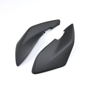 Carénage latéral d'échappement en fibre de carbone sèche préimprégnée pour Ducati Hypermotard 950 SP RVE 2019-2025 – Coque extérieure modifiée pour <span class=keywords><strong>moto</strong></span> - Product Image 5