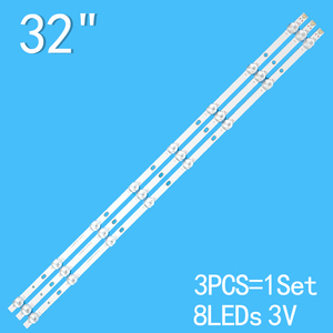 เหมาะสำหรับ RCA JL.D32081235-031HS-M แถบไฟแบ็คไลท์ทีวี LED 8LED-3V 607 มม. - Product Image 1