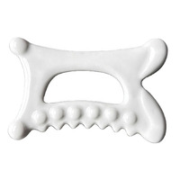 Peigne Gua Sha en céramique personnalisable Forme unique Outil de grattage corporel multi-usage pour la relaxation musculaire du visage et du corps entier