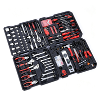Ensemble d'outils multifonctionnels de 499 pièces, embouts en acier au carbone, finition chromée, étui rigide, garantie OEM de 3 ans, réparation automobile
