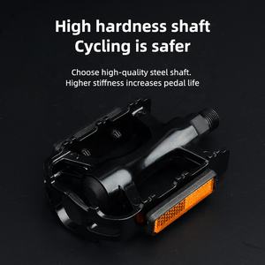 <span class=keywords><strong>Eje</strong></span> <span class=keywords><strong>de</strong></span> alta dureza antideslizante <span class=keywords><strong>de</strong></span> aluminio que permite el reemplazo <span class=keywords><strong>de</strong></span> <span class=keywords><strong>pedales</strong></span> <span class=keywords><strong>de</strong></span> <span class=keywords><strong>bicicleta</strong></span> <span class=keywords><strong>para</strong></span> BMX MTB Pedal <span class=keywords><strong>de</strong></span> <span class=keywords><strong>bicicleta</strong></span> con Reflector - Product Image 4