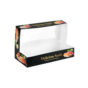 Scatola per Sushi in Carta Lucida Ecologica per Asporto Singolo, Stile New York, San Valentino, <span class=keywords><strong>Papa</strong></span> - Product Image 1