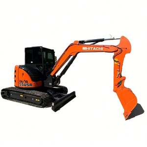 Fournisseur professionnel d'excavatrices d'occasion Hitachi ZX55USR 5.5T |   Modèle 2024 |   Vanne et moteur hydrauliques Kawasaki |   Vente aux enchères de machines - Product Image 1