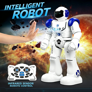 <span class=keywords><strong>Robot</strong></span> Giocattolo Intelligente con Telecomando, Sensore di Gesti, Musica, Danza, Canto, Luci LED, Funzioni Programmabili - Giocattolo Educativo STEM - Product Image 2