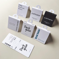 Étiquette en Papier Personnalisée avec Logo Imprimé pour Chaussettes, Étiquettes de Vêtements, Carte Suspendue Manuelle en Carton, Étiquette de Chaussette avec Logo