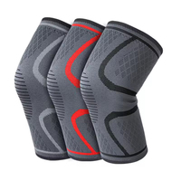Genouillères et coudières tricotées colorées OEM/ODM pour le basketball, le yoga, la pole dance, avec compression et matériau respirant