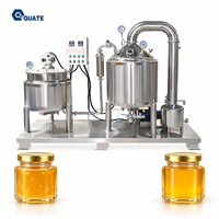 Équipement industriel de traitement à vide à faible température pour l'élimination de l'eau, avec machine de purification du miel en acier inoxydable à contrôle d'humidité